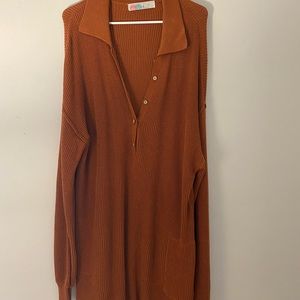 Free People Sweater Romper